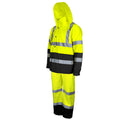 Veste de pluie imperméable haute visibilité