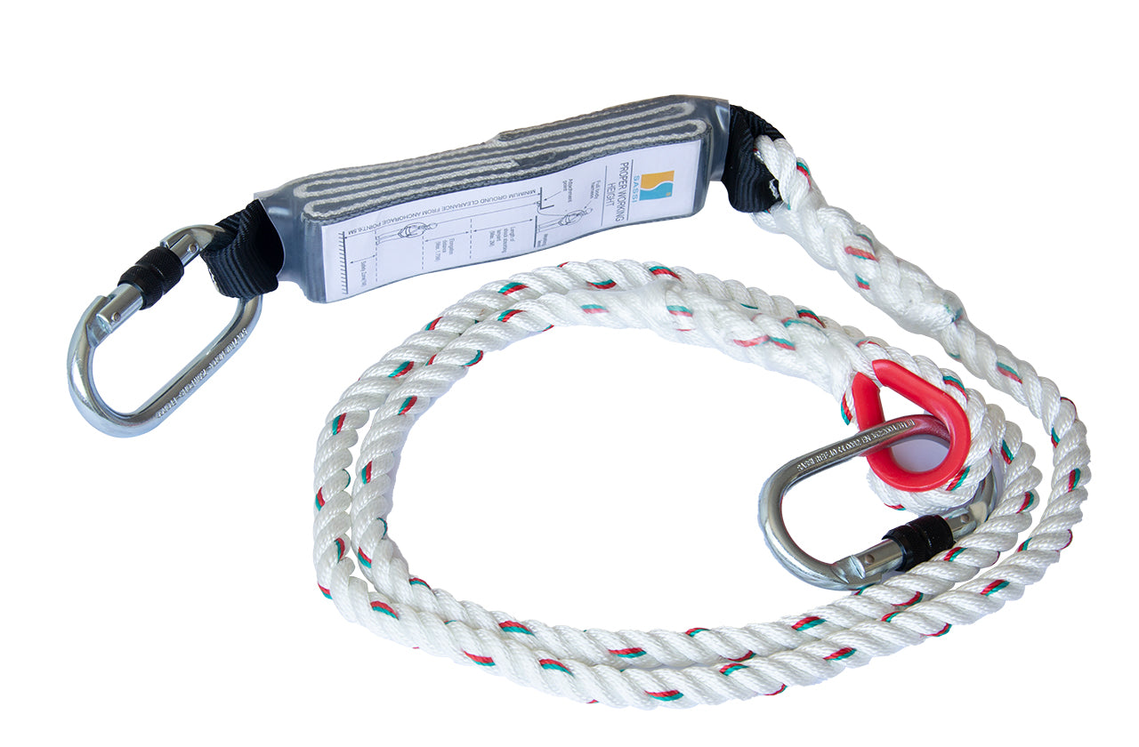 Longe avec absorbeur d'énergie